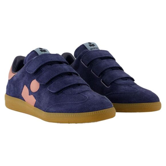 Beth Ga Sneakers - Isabel Marant - Leather - Blue - Picture 2 of 3